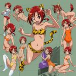  :d animal_ears animal_print ass barefoot bikini buruma cropped_legs fang gym_uniform hino_akane_(smile_precure!) long_hair naughty_face navel nude one-piece_swimsuit open_mouth orange_swimsuit precure red_eyes red_hair rohitsuka sketch smile smile_precure! swimsuit tail thighhighs tiger_ears tiger_print volleyball white_legwear wolf_ears 