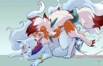  alolan_form alolan_ninetales anal anal_penetration blue_body blue_fur blue_tail blush bodily_fluids cum cum_inflation cum_inside duo ejaculation feral fur generation_7_pokemon genital_fluids genitals hi_res inflation male male/male nintendo orange_body orange_fur paws penetration penile penile_penetration penis pokemon pokemon_(species) quadruped regional_form_(pokemon) sex side_view sweat tail teeth tenebscuro tongue white_eyes 