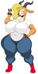  absurd_res antelope anthro boots bottomwear bovid clothing denim denim_bottomwear denim_clothing disney female footwear furry_shakira gazelle gazelle_(zootopia) gesture hand_gesture hi_res hips_dont_lie jeans mammal pants red_boots red_clothing red_footwear shakira shirt shoes solo spicynslim t-shirt thomson's_gazelle topwear true_antelope v_sign white_clothing white_shirt white_t-shirt white_topwear wide_hips zootopia 