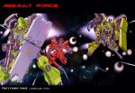  army artist_name asagi_yoshimitsu beam_cannon beam_rifle cable char's_counterattack commentary_request copyright_name energy_beam energy_gun english_text explosion fleet geara_doga geara_doga_kai gundam holding holding_weapon mecha mecha_focus military_rank_insignia mobile_suit nebula neo_zeon no_humans one-eyed one-eyed_mecha robot roundel sazabi science_fiction shield space star_(sky) thrusters war weapon zero_gravity 