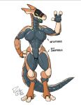  2026 2_fingers anthro breasts english_text eyes_closed female fingers hi_res invalid_tag multicolored_body nude open_mouth rick_griffin signature simple_background solo synth_(vader-san) text tongue visor_eyes west_of_heaven 