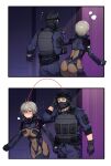  1girl absurdres ass bite_mark bodysuit braid breasts closed_eyes clothed_after_sex disheveled grey_hair ground_zero_soldier_(saruei) highres implied_after_sex indie_virtual_youtuber medium_breasts red_eyes saruei saruei_(vtuber) saruei_(vtuber)_(saruei_3.0) scar scar_across_eye scar_on_face short_hair sweatdrop virtual_youtuber 