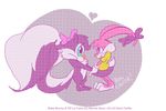  cartoon dark_clefita female fifi_la_fume friendship gay hand_holding lagomorph male mammal rabbit skunk tiny_toon tiny_toon_adventures tiny_toons toon warner_brothers 