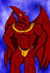  abs anthro biceps big big_muscles buff bulge bullzeye_(extreme_dinosaurs) claws dinosaur extreme_dinosaurs looking_at_viewer male muscles nipples pecs pterodactyl reptile scalie solo speedo steamboy1987 swimsuit underwear 