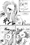  black_and_white blush censored comic cutie_mark dialog dialogue english_text equine erection female feral fluttershy_(mlp) friendship_is_magic greyscale horn horse japanese_text male mammal manga monochrome my_little_pony pegasus penis pony rarity_(mlp) sex sleeping straight text tiarawhy unicorn vaginal wings 