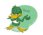  avian bird cartoon dark_clefita duck male plucky_duck pose solo standing tiny_toon tiny_toon_adventures toon warner_brothers 