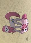  absurd_res blue_eyes cutie_mark equine female feral friendship_is_magic hair hi_res horse looking_at_viewer looking_up mammal my_little_pony phlar1245 pink_hair pinkamena_(mlp) pinkie_pie_(mlp) pony shadow simple_background solo square_crossover 