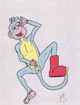  boots boots_(character) dora_the_explorer male mammal masturbation monkey nude oon penis primate solo 