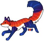  alpha_channel canine cute dora_the_explorer feral fox male mammal plain_background solo swiper transparent_background walking 
