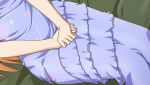  1girl anime_coloring arms_between_legs blonde_hair close-up crotch_focus darkness_(konosuba) dress dutch_angle floral_print floral_print_dress game_asset hair_down highres indoors kono_subarashii_sekai_ni_shukufuku_wo! kono_subarashii_sekai_ni_shukufuku_wo!_kono_yokubukai_game_ni_shinpan_o! layered_dress long_dress long_hair lower_body non-web_source official_art on_bed own_hands_together print_dress purple_dress self-datamine sitting solo variant_set 