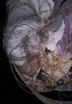  1boy bangle bracelet crown dark_souls_(series) dark_souls_iii gem gold_bangle gold_headwear highres jewelry m_zeyheri masked ornate ornate_clothes pontiff_sulyvahn robe solo upside-down v 