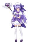  1girl aged_down blush bow chest_jewel closed_eyes closed_mouth dress full_body game_asset gloves hair_bow hair_intakes hat holding holding_wand inoino katsuragi_marina katsuragi_marina_(exs-tia_p) kouyoku_senki_exs-tia large_variant_set long_hair magical_girl mary_janes non-web_source official_art pastel_marie pleated_skirt puffy_sleeves purple_hair self-datamine shoes short_sleeves simple_background skirt smile solo standing tachi-e thighhighs transparent_background variant_set very_long_hair wand white_gloves white_thighhighs zettai_ryouiki 