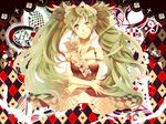 bad_id bad_pixiv_id bare_shoulders flower green_eyes green_hair hair_ornament hatsune_miku kyama long_hair looking_at_viewer rose smile solo twintails very_long_hair vocaloid 