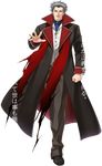  1boy edwin_black kagami kagami_hirotaka lilith-soft long_coat longcoat male male_focus solo taimanin_asagi taimanin_asagi_3 