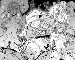  1boy 1girl above-cleavage_cutout bar_censor blush bow breast_press breast_sucking breasts censored cleavage_cutout clothing_cutout commission deep_penetration detached_sleeves female_pubic_hair fingering flinch frilled_sleeves frills greyscale groping hair_bow hair_intakes half_updo hetero hip_bones large_breasts long_hair long_skirt looking_at_viewer lying midriff mikogami_kotone missionary moketa monochrome navel nijisanji nipple_stimulation nipples on_back on_bed pencil_skirt pregnancy_test pubic_hair sex sex_from_behind shirt short_sleeves sidelocks skeb_commission skirt sleeveless sleeveless_shirt v vaginal virtual_youtuber 