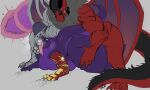 abdominal_bulge absurd_res aggressive aggressive_sex ahegao animal_genitalia anthro back_wings big_butt big_penis black_sclera blush blushed_face bodily_fluids butt cervical_contact cervical_penetration cervix claw_marks clawing clawing_at_ground clawing_floor cobra cutaway dragon drooling duo elapid_(snake) european_mythology exposed_teeth f0rfeit female finger_in_mouth fucked_silly fur furry_tail genital_fluids genitals gold_(metal) heart_(marking) heart_eyes heart_symbol hearts_around_head hi_res holding_head holding_leg holding_thigh horn impact_lines king_cobra king_lyon long_tail looking_pleasured madeon_drachen male maned_dragon markings motion_lines muscular muscular_male mythological_creature mythological_scalie mythology pear-shaped_figure penetration penile_spines penis prosthetic prosthetic_arm prosthetic_limb prosthetic_wing pupils red_pupils reptile ridged_penis saliva saliva_on_finger saliva_string scalie scratch_mark size_difference snake snarling spread_wings squeezing_thighs tail tattoo thick_thighs tongue tongue_out vaginal vaginal_fluids vaginal_penetration western_dragon wide_hips wings