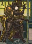 2026 4_fingers abdominal_bulge anal anal_penetration anthro artist_name balls belly biceps big_balls big_butt big_penis black_body black_eyes black_eyeshadow black_fur bodily_fluids bottom_heavy bubble_butt butt canid canine canis detailed_background duo erection eyelashes eyeshadow faceless_anthro faceless_character faceless_male femboy fingers fur genitals glistening glistening_arms glistening_balls glistening_belly glistening_biceps glistening_body glistening_fur glistening_genitalia glistening_legs glistening_muscles glistening_penis glistening_tail glistening_thighs graphite_(artwork) grey_lipstick handjob handjob_while_penetrating hi_res huge_butt huge_hips huge_thighs humanoid_genitalia humanoid_penis long_tail makeup male male/male mammal marker_(artwork) muscular muscular_anthro muscular_arms muscular_male nude nude_anthro nude_male obscured_penetration obscured_sex parasitedeath penetration penile penis public_transportation rapid_transit sex signature standing standing_sex sweat sweatdrop sweaty_arms sweaty_balls sweaty_genitalia sweaty_legs sweaty_penis sweaty_thighs tail text thick_thighs traditional_media_(artwork) wide_hipped_anthro wide_hipped_male wide_hips wolf wolf_(parasitedeath)