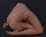  1girl contortion feet flexible ikelag nude toes 