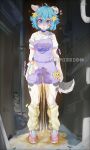 2024 absurd_res accessory anthro biped black_spots blue_clothing blue_eyes blue_hair blue_overalls bodily_fluids breasts canid canine canis choker clothed clothed_anthro clothed_female clothing dalmatian domestic_dog eyebrows female front_view fur genital_fluids hair hair_accessory hairclip hi_res hoshimi_(kurarifox) hypnosis jewelry kiyokiyowou leg_warmers legwear mammal markings medium_breasts mind_control necklace off_shoulder one_ear_up overalls peeing pink_nose shirt short_hair solo spiral spiral_eyes spots spotted_body spotted_fur standing topwear urine urine_on_ground urine_on_leg urine_pool urine_stream watersports wetting white_body white_clothing white_fur white_shirt white_topwear