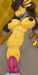 alien animal_genitalia animal_penis anthro arthropod arthropod_abdomen balls big_breasts blush bodily_fluids breasts canine_genitalia canine_penis claws duo erection female female_penetrated frill_(anatomy) genital_fluids genitals hair head_crest helldivers hi_res insect knot knotted_penis kyuraema male male/female male_penetrating male_penetrating_female nipples nude penetration penile penile_penetration penis penis_in_vagina sex simple_background stalker_(helldivers) terminid thick_thighs tongue vaginal vaginal_penetration vulva wide_hips