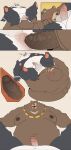 1_eye 2026 4_fingers 4_toes absurd_res accessories_only anal anal_penetration anthro anthro_on_anthro anthro_penetrated anthro_penetrating anthro_penetrating_anthro anus anvil_position areola ball_lick balls balls_deep bear belly ben_bigger big_balls big_belly big_butt big_moobs big_penis black_body black_ears black_fur black_nose black_skin bodily_fluids brown_areola brown_bear brown_body brown_ears brown_fur brown_glans brown_nipples brown_nose brown_penis brown_skin brown_tail butt cheek_tuft chest_tuft close-up colored comic cutaway darkened_areola darkened_balls darkened_genitalia darkened_nipples darkened_penis digital_drawing_(artwork) digital_media_(artwork) duo erection eye_scar eyewear facial_scar facial_tuft feet fingers five_frame_image foreskin from_front_position frown fur genitals giant_panda glans glasses glistening glistening_areola glistening_genitalia glistening_glans glistening_nipples glistening_pawpads glistening_penis gradient_penis grey_background grey_balls grey_penis grizzly_bear hi_res holding_another's_leg holding_both_legs holding_leg huge_belly huge_butt huge_hips huge_moobs huge_thighs humanoid_genitalia humanoid_penis internal internal_anal kemono legs_up licking lying male male/male male_penetrated male_penetrating male_penetrating_male mammal mihoyo moobs mostly_nude multicolored_body multicolored_fur multicolored_penis multicolored_skin navel neck_tuft neckwear_only nipples obese obese_anthro obese_male on_back open_frown open_mouth oral overweight overweight_anthro overweight_male pan_yinhu partially_retracted_foreskin pawpads penetrated_pov penetration penile penile_penetration penis penis_in_ass perineum pink_anus pink_areola pink_foreskin pink_glans pink_nipples pink_pawpads pink_tongue quanjiang receiving_pov red_eyewear red_glasses retracted_foreskin scar sex shaded short_tail simple_background small_glasses spread_legs spreading tail tan_body tan_fur tan_inner_ear tan_skin thick_penis thick_thighs toes tongue tuft two_tone_body two_tone_fur two_tone_penis two_tone_skin ursine white_body white_fur white_perineum white_skin wide_hips yellow_neckwear zenless_zone_zero