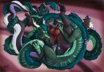 2_penises abstract_background anal animal_genitalia animal_penis anthro back_mane balls big_balls big_butt black_sclera butt claws coiling coiling_another coiling_around_body dragon duo eastern_dragon entangled facial_hair floating genitals goatee gtskunkrat gtskunkrat_(character) hemipenes hi_res horn hybrid long_tail male male/male mammal markings mephitid multi_genitalia multi_penis murid murine mythological_creature mythological_scalie mythology noodle_(herpderplol) oral pawpads penis poofy_hair rat rimming rimming_male rodent scalie sex skunk slightly_chubby striped_markings stripes tail tail_tuft toe_claws tongue tuft very_long_tail whiskers