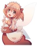  bad_id bad_pixiv_id cream_(nipakupa) looking_at_viewer simple_background smile solo sunny_milk touhou v white_background 