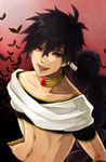  bad_id bad_pixiv_id black_hair braid chocolate3612 jewelry judal long_hair magi_the_labyrinth_of_magic male_focus neck_ring red_eyes single_braid solo 