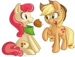  alpha_channel amber_eyes apple_bumpkin_(mlp) applejack_(mlp) cousins cowboy_hat cutie_mark duo equine female feral freckles friendship_is_magic green_eyes hair hat horse mammal my_little_pony plain_background pony transparent_background two_tone_hair 