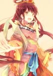  bad_id bad_pixiv_id chinese_clothes hair_ornament hair_rings highres long_hair magi_the_labyrinth_of_magic open_mouth red_hair ren_kougyoku smile solo toa_(sarara23) yellow_eyes 