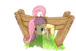  ?? bondage bound equine female feral fluttershy_(mlp) friendship_is_magic horse mammal my_little_pony pony rigi stocks tears trapped 