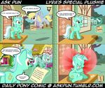  &lt;3 ask_pun blonde_hair building comic cutie_mark derp derpy_hooves_(mlp) dialog door english_text equine female feral friendship_is_magic green_body green_hair grey_body hair hi_res horn horse letter lyra lyra_heartstrings_(mlp) lyra_plushie magic mail mammal my_little_pony nightmaremoons orange_eyes package pegasus plushie pony text toy tumblr two_tone_hair unicorn white_hair wings yellow_eyes 