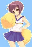  cheerleader hijiki_(hijikini) nagato_yuki pom_poms short_hair solo suzumiya_haruhi_no_yuuutsu 