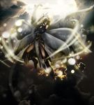 armor armored_dress d_(pixiv289518) grey_hair lenneth_valkyrie long_hair solo sword valkyrie_profile weapon wings 