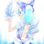  blue_hair cirno ice monolith_(suibou_souko) solo touhou wings 