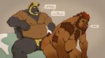  anal anal_penetration balls bear biceps blonde_hair chest_tuft chubby gay hair hairy male muscles overweight penetration penis taoren 