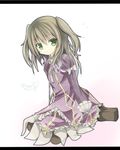  bad_id bad_pixiv_id bow dress elize_lutus green_eyes grey_hair letterboxed long_hair purple_dress sitting solo tales_of_(series) tales_of_xillia twintails two_side_up wariza yuuhagi_(amaretto-no-natsu) 
