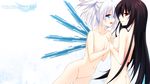  2girls ashley_snow_white_isurugi ass breasts color_of_white hyperiyon kiriha_black_feather_isurugi nude tagme_(artist) 