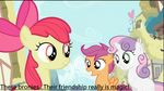  apple_bloom_(mlp) bronies english_text equine female friendship_is_magic green_eyes hair horn horse multi-colored_hair my_little_pony pegasus pony purple_eyes red_hair scootaloo_(mlp) sweetie_belle_(mlp) two_tone_hair unicorn wings young 