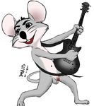  balls chuck_e._cheese chuck_e_cheese guitar male mammal mascot mouse mowba nude penis rodent 