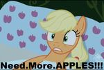  anvil_smith applejack_(mlp) blonde_hair english_text equine female friendship_is_magic green_eyes hair horse my_little_pony pony reaction_images 