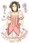  bad_id bad_pixiv_id bow choker cosplay crossdressing fate/zero fate_(series) gloves green_eyes green_hair hair_bow kaname_madoka kaname_madoka_(cosplay) karaage_(sweet) magical_girl mahou_shoujo_madoka_magica male_focus short_twintails solo twintails waver_velvet white_gloves 