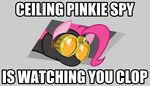  doucheclop english_text equine eyewear female friendship_is_magic goggles hair horse image_macro mammal meme my_little_pony pink_fur pink_hair pinkie_pie_(mlp) pony text zutheskunk 