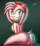  amy_rose anthro breasts butt cum cum_in_pussy cum_inside cum_on_breasts cum_on_face cute female green_eyes hedgehog horny hot nokcix pussy rose sega solo sonic_(series) the_other_half 