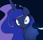  butt cutie_mark equine female feral friendship_is_magic horse looking_at_viewer looking_back mammal my_little_pony open_mouth plain_background pony princess_luna_(mlp) solo zev 