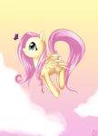  female fluttershy_(mlp) friendship_is_magic my_little_pony sky 