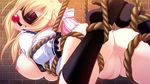  blonde_hair bondage breasts censored game_cg mekami_suzu nanaca_mai nipples nopan pure_girl seifuku vagina 