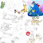  canine chetchaka collaboration english_text fellatio feraligatr ferret fox gay male mammal mustelid nintendo opencanvas oral oral_sex original_character pok&#233;mon pok&eacute;mon sex text video_games 