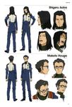  absurdres aoba_shigeru artist_request beard black_hair brown_hair evangelion:_3.0_you_can_(not)_redo facial_hair glasses highres hyuuga_makoto male_focus multiple_boys neon_genesis_evangelion official_art rebuild_of_evangelion scan sideburns spoilers uniform 