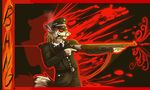  abstract_background ambiguous_gender anthro cigarette claws evil gun kar98k lizzarnd mammal mouse nazi ranged_weapon red_eyes rifle rodent ss uniform weapon 